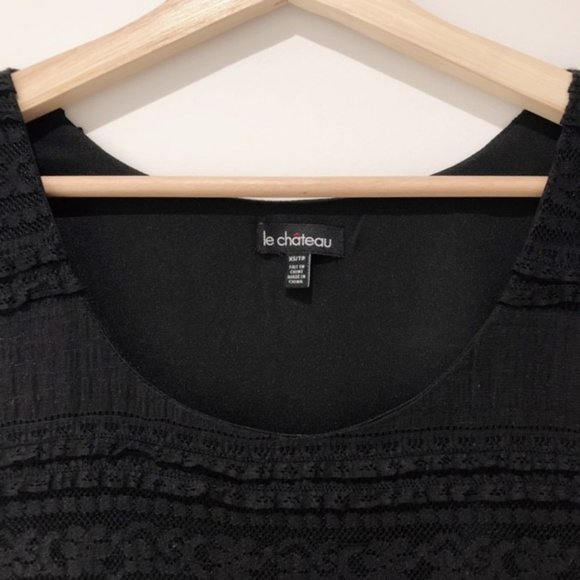 Le Chateau black lace dress - Picture 4 of 8